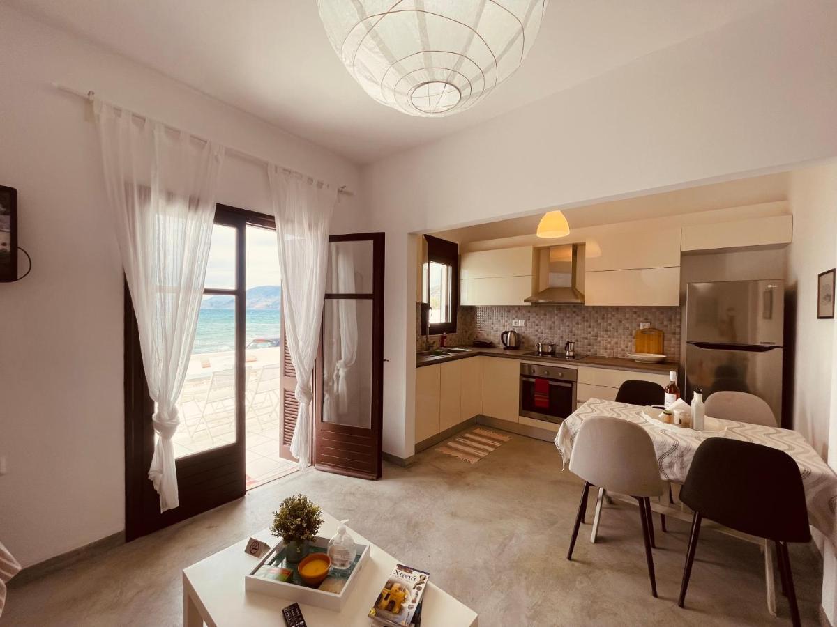 Waves House Villa Kissamos Bagian luar foto